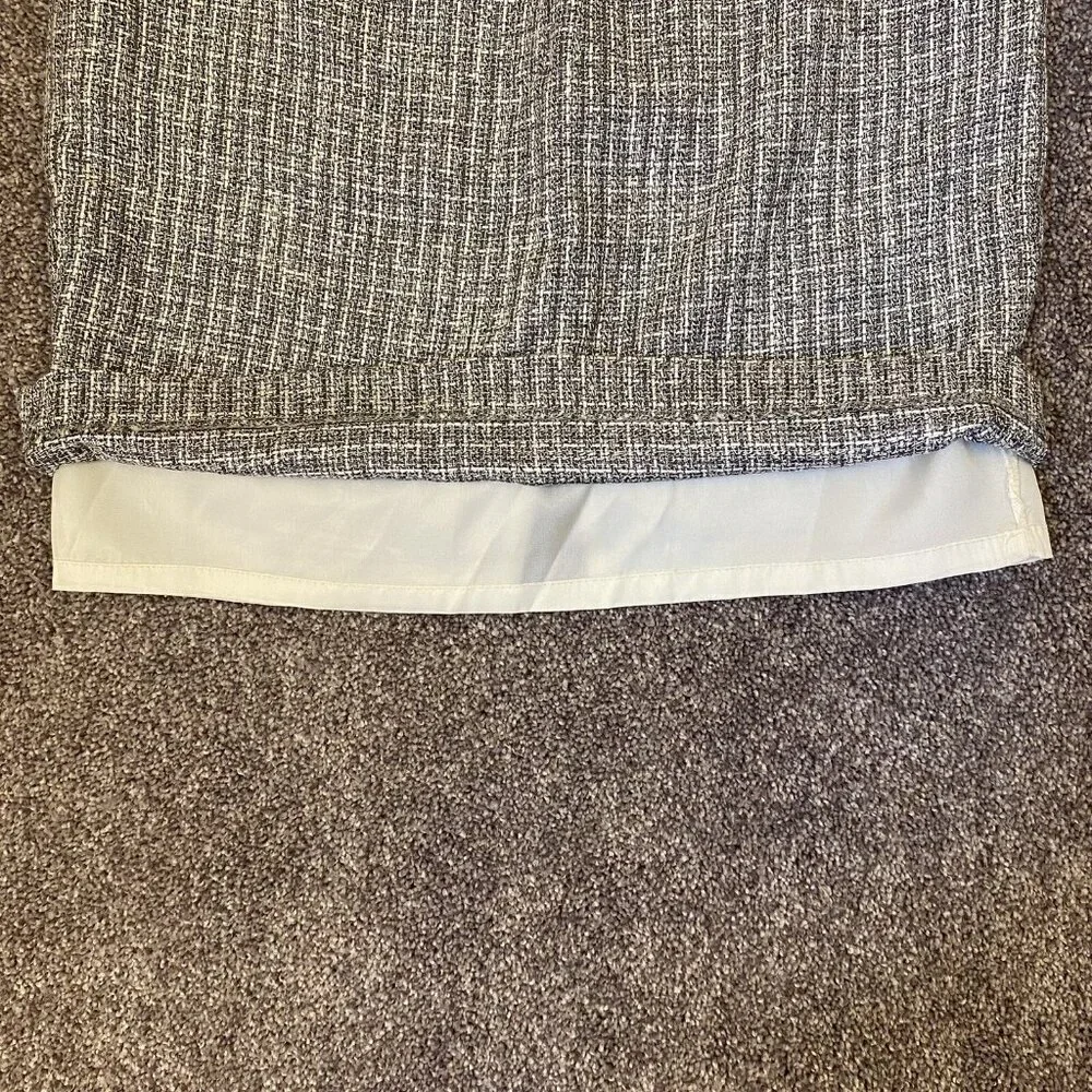 Tina Hagen Women's Vintage Mini Skirt Size S Gray Back Closure Made in USA EUC